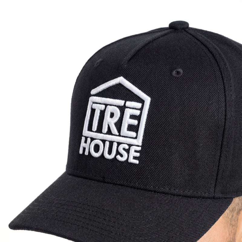 Classic Logo Snapback Hat - Black