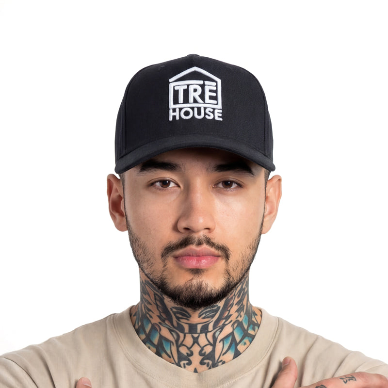 Classic Logo Snapback Hat - Black