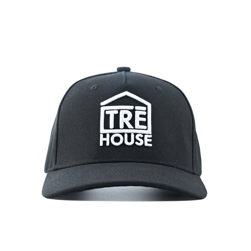 Classic Logo Snapback Hat - Black