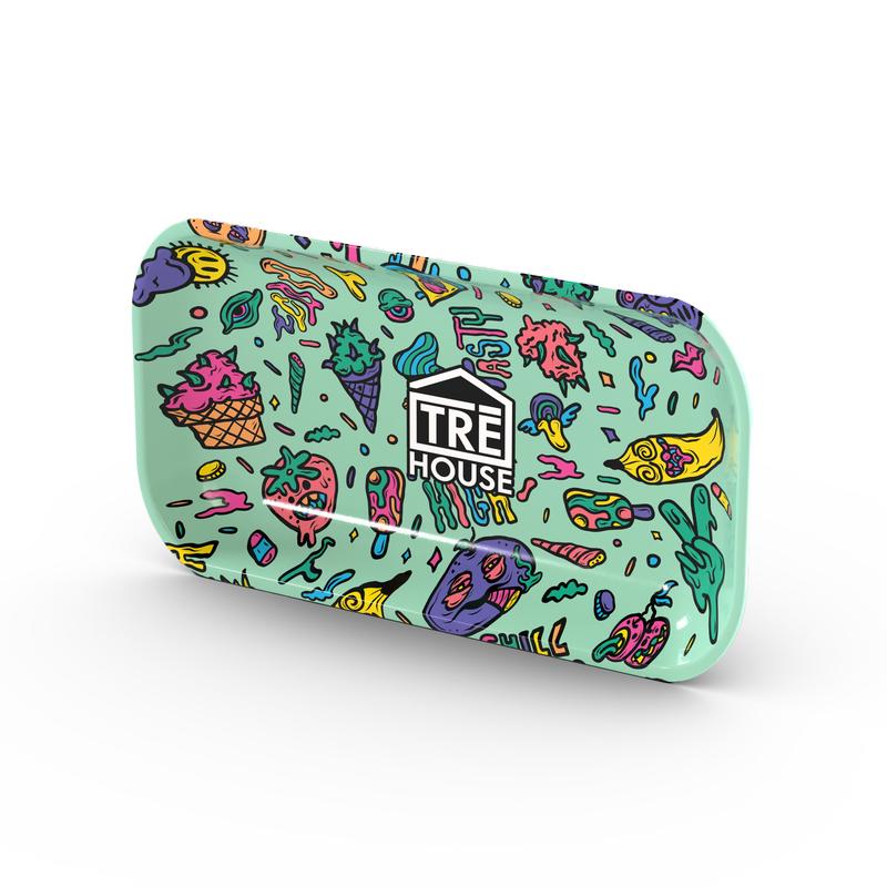 Metal Rolling Tray - Green
