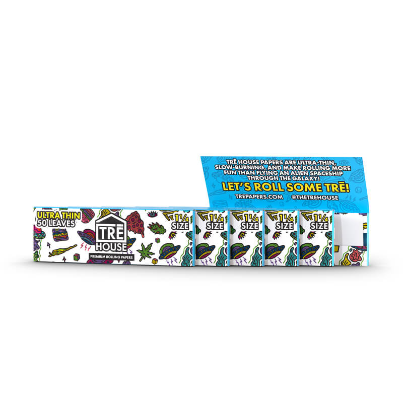 Rolling Papers 1¼" Ultra Thin 50ct 6-pack