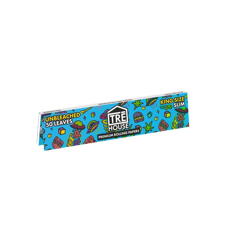 Premium Rolling Papers (King-Size Slim) - 50 Leaves - 6pk